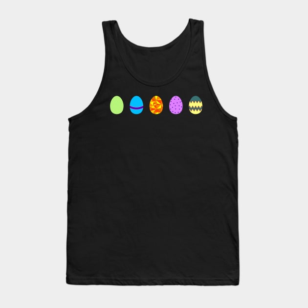 Easter Chocolate Eggs Print Tank Top by ontherails